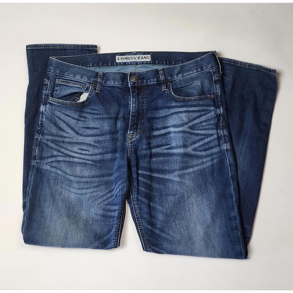 Express Jeans Men's Slim Fit Denim 34x32